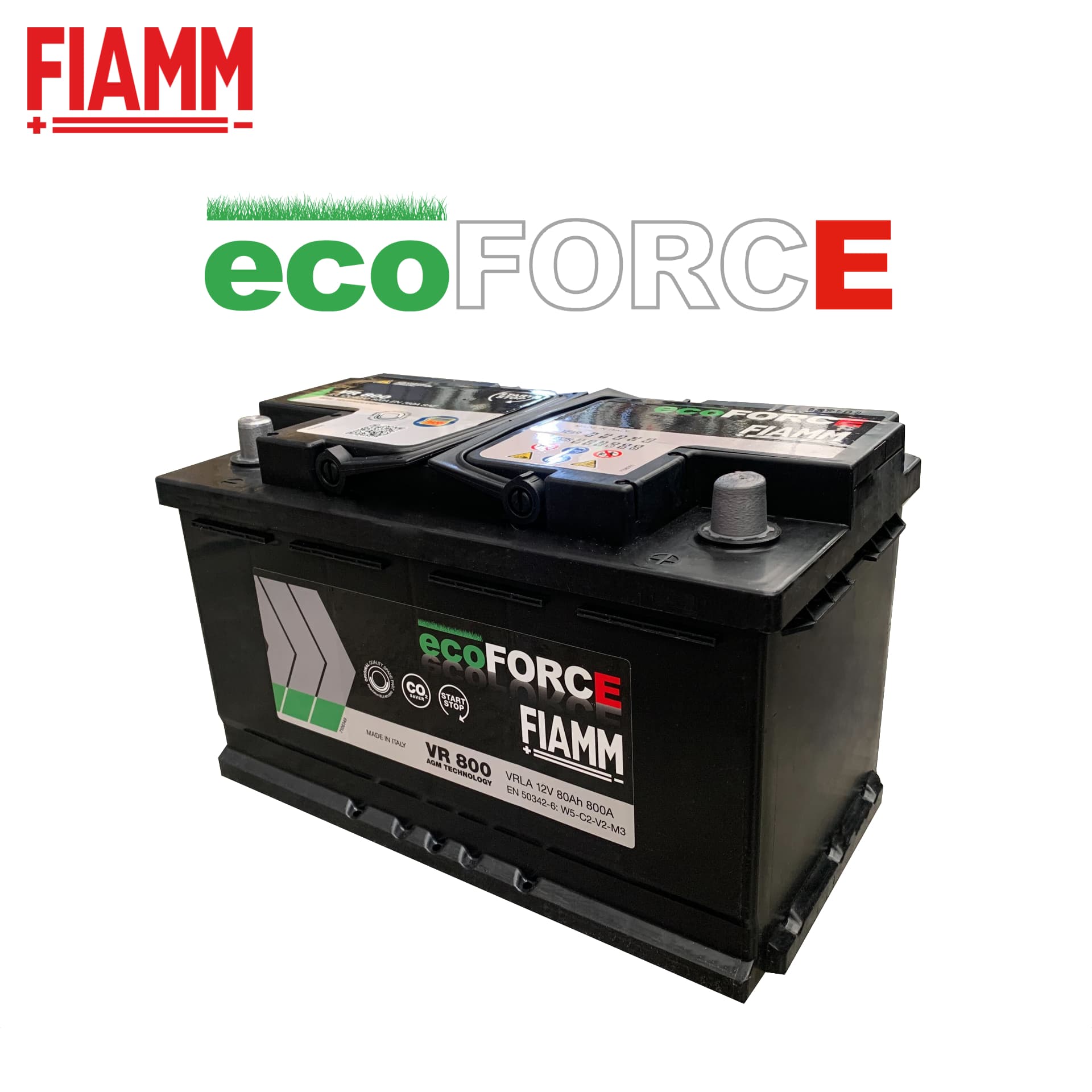 Fiamm フィアム Ecoforce Agm エコフォースagm Vr800 L4 12v 80ah 800a 欧州車用バッテリー 新品 プレミアムタイヤ専門 通販サイト Tire Wheel Premium タイヤ ホイール プレミアム