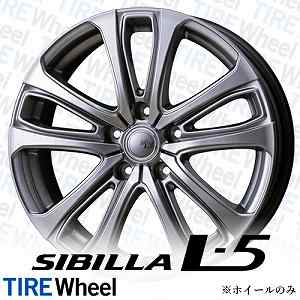 ホイールのみ4本1台分セット TOPY SIBILLA L-5 16インチ 16×6.5J +46 PCD/H 112 5穴 TG 新品