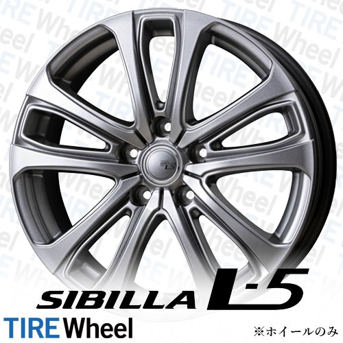 ホイールのみ4本1台分セット TOPY SIBILLA L-5 16インチ 16×6.5J +46