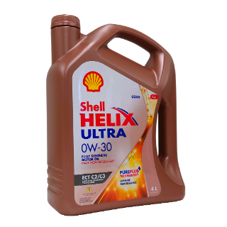 【単品よりお得 1ケース4本セット】Shell HELIX ULTRA ECT (シェル ヒリックス ウルトラ ECT) 0W-30 4L エンジンオイル [並行輸入品]