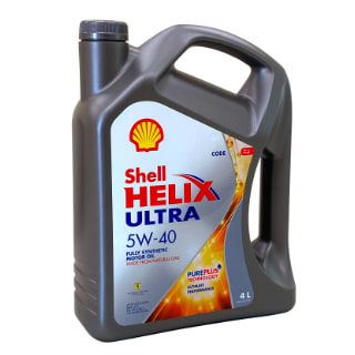 【単品よりお得 2本セット】Shell HELIX ULTRA (シェル ヒリックス ウルトラ) 5W-40 4L エンジンオイル [並行輸入品]
