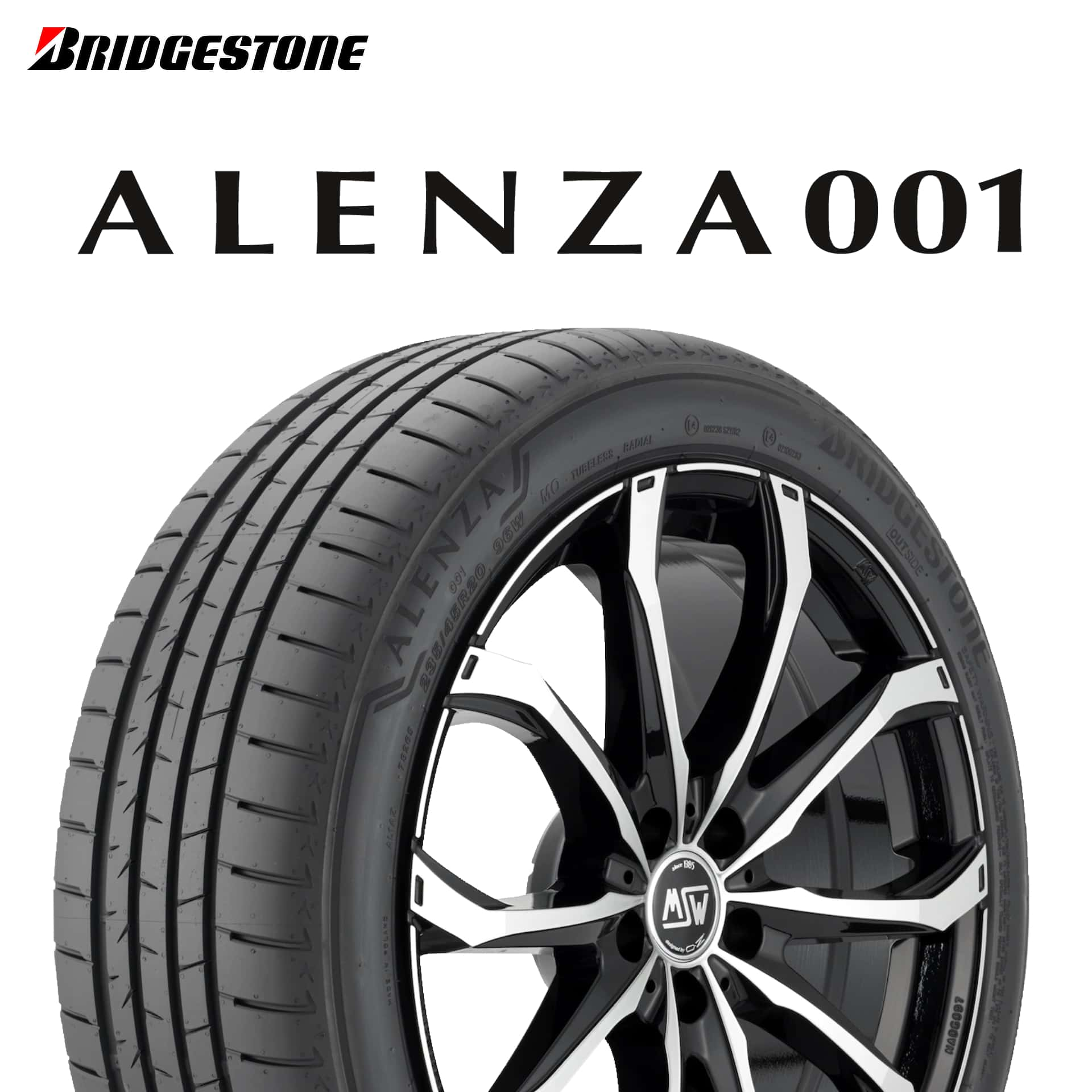 22年製 235/45R20 96W MO ブリヂストン ALENZA 001 (アレンザ001) メルセデスベンツ承認タイヤ GLB (X247) 20インチ 新品