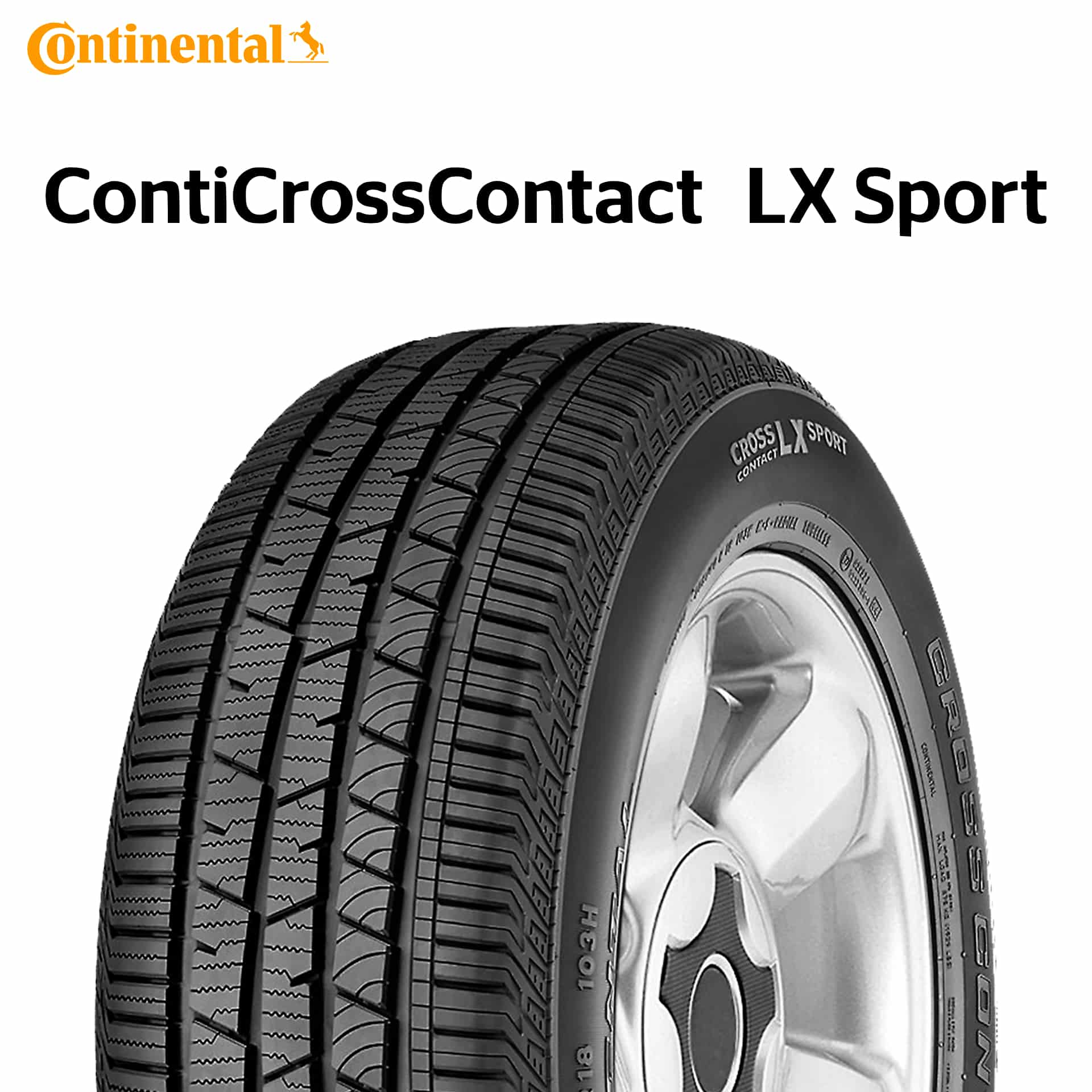 21年製 235/55R19 105W XL LR コンチネンタル ContiCrossContact LX Sport (コンチクロスコンタクトLXスポーツ) ランドローバー承認タイヤ CCC 19インチ 新品