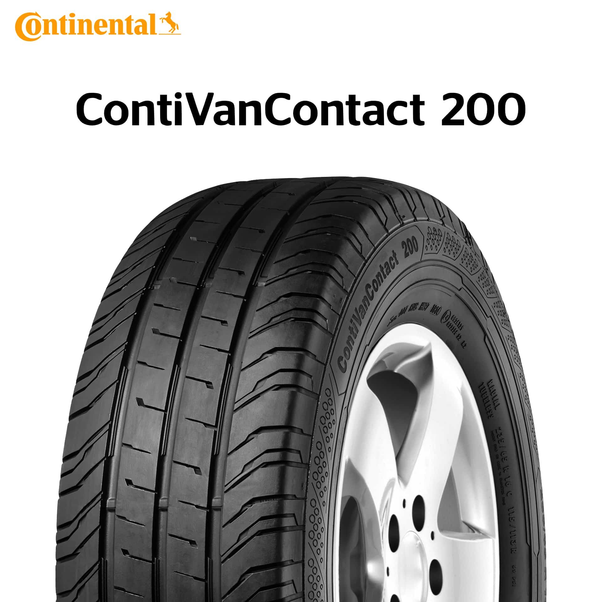 23年製 225/55R17 101V RF コンチネンタル ContiVanContact 200 (コンチバンコンタクト200) CVC200 17インチ 新品