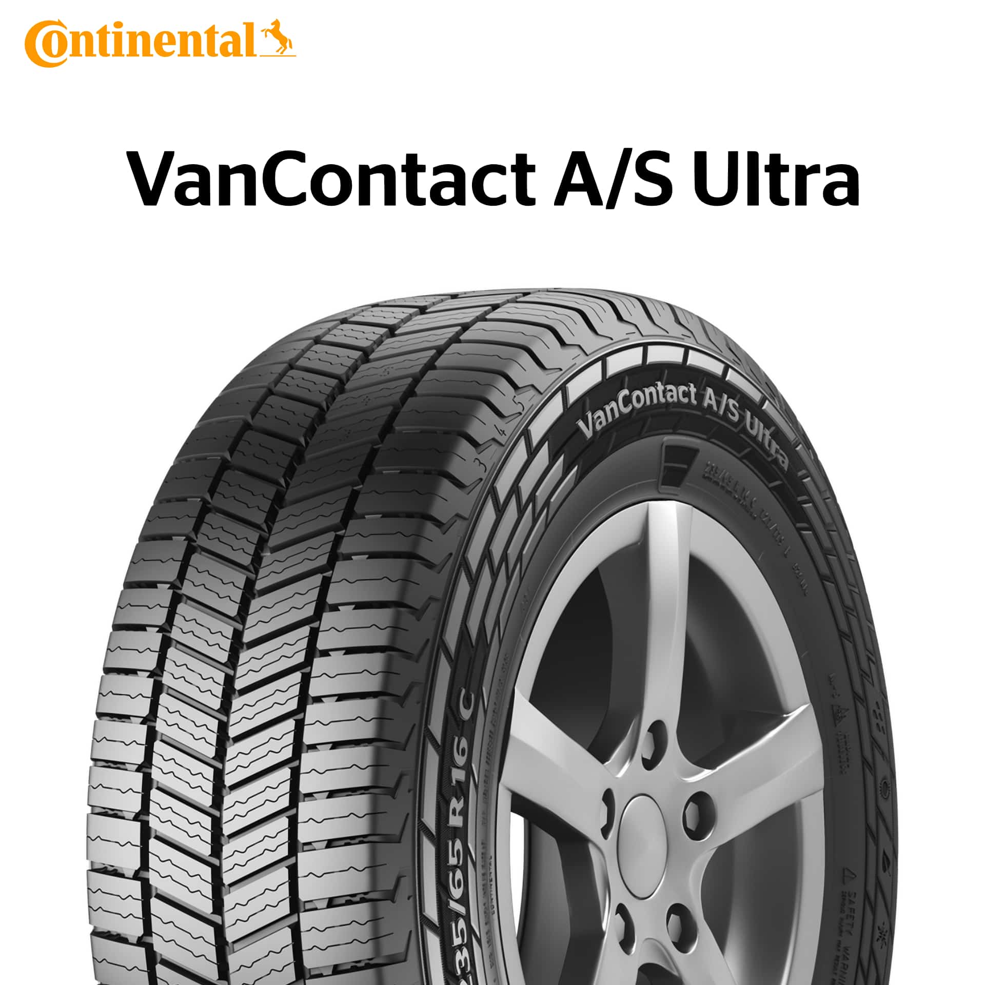 24年製 235/65R16 121/119Q コンチネンタル VanContact A/S Ultra （バンコンタクト オールシーズン ウルトラ） 16インチ 新品