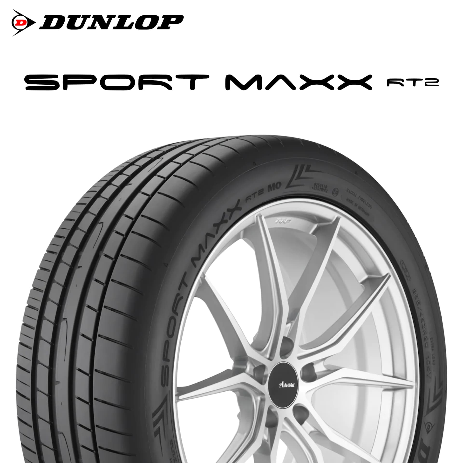 23年製 245/45R18 100Y XL MO ★ ダンロップ SPORT MAXX RT2 (スポーツマックスRT2) メルセデスベンツ・BMW承認タイヤ 18インチ 新品