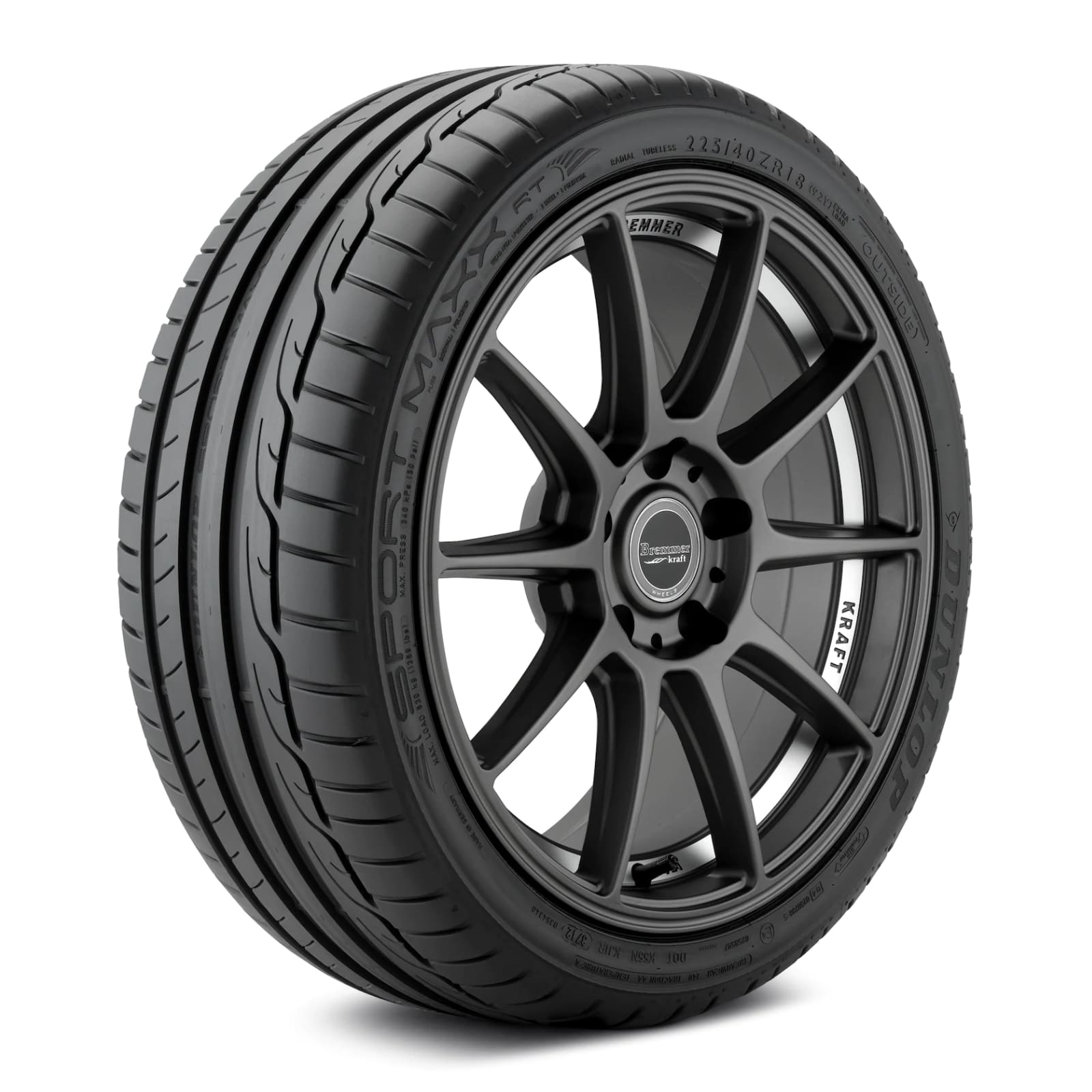 最新モデル ☆ DSST XL 86W 205/40R18 23年製 ダンロップ RT MAXX SPORT タイヤ・ホイール