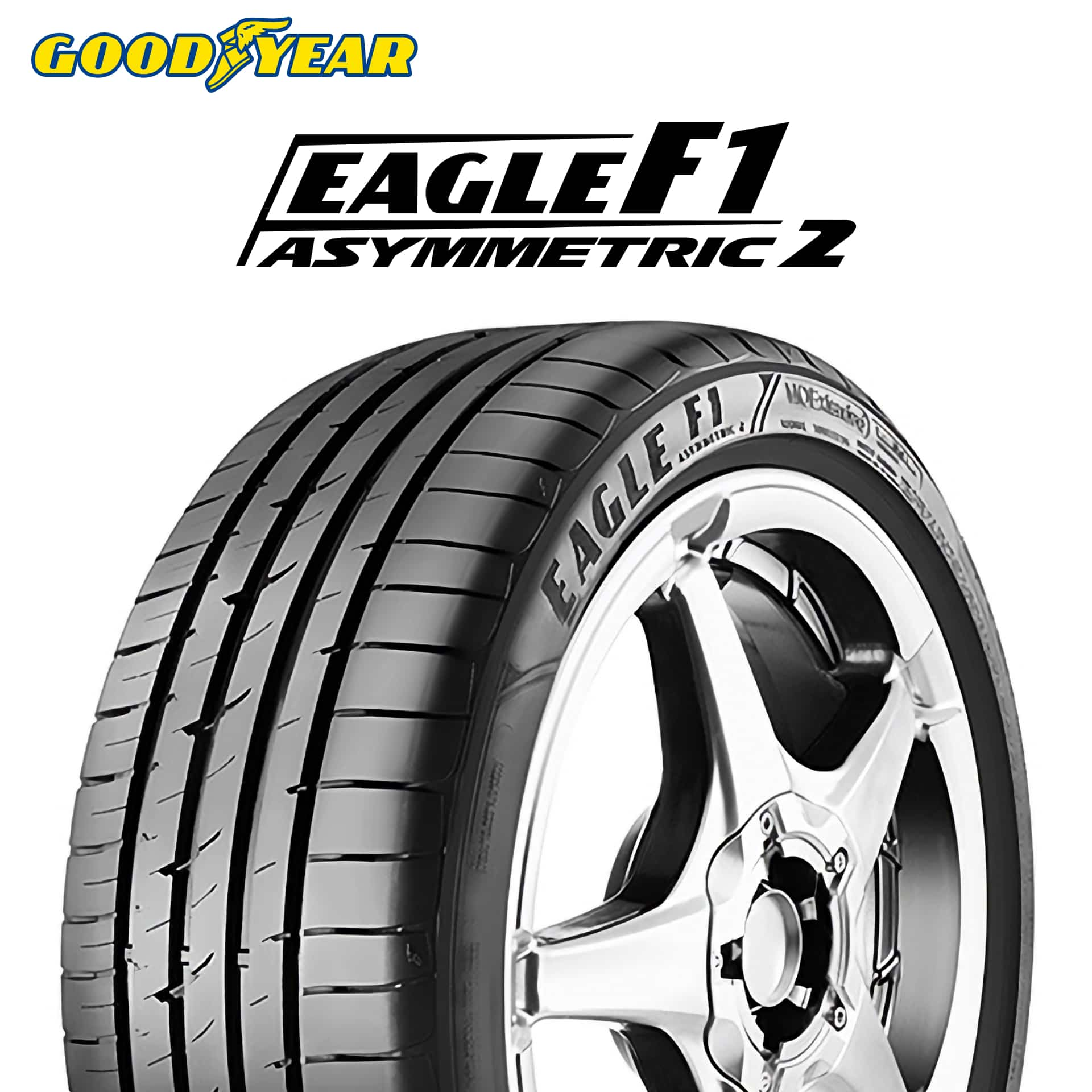 23年製 225/40R19 89Y ROF ★ グッドイヤー EAGLE F1 ASYMMETRIC 2 (イーグルF1 アシメトリック2) BMW承認タイヤ ランフラットタイヤ 19インチ 新品