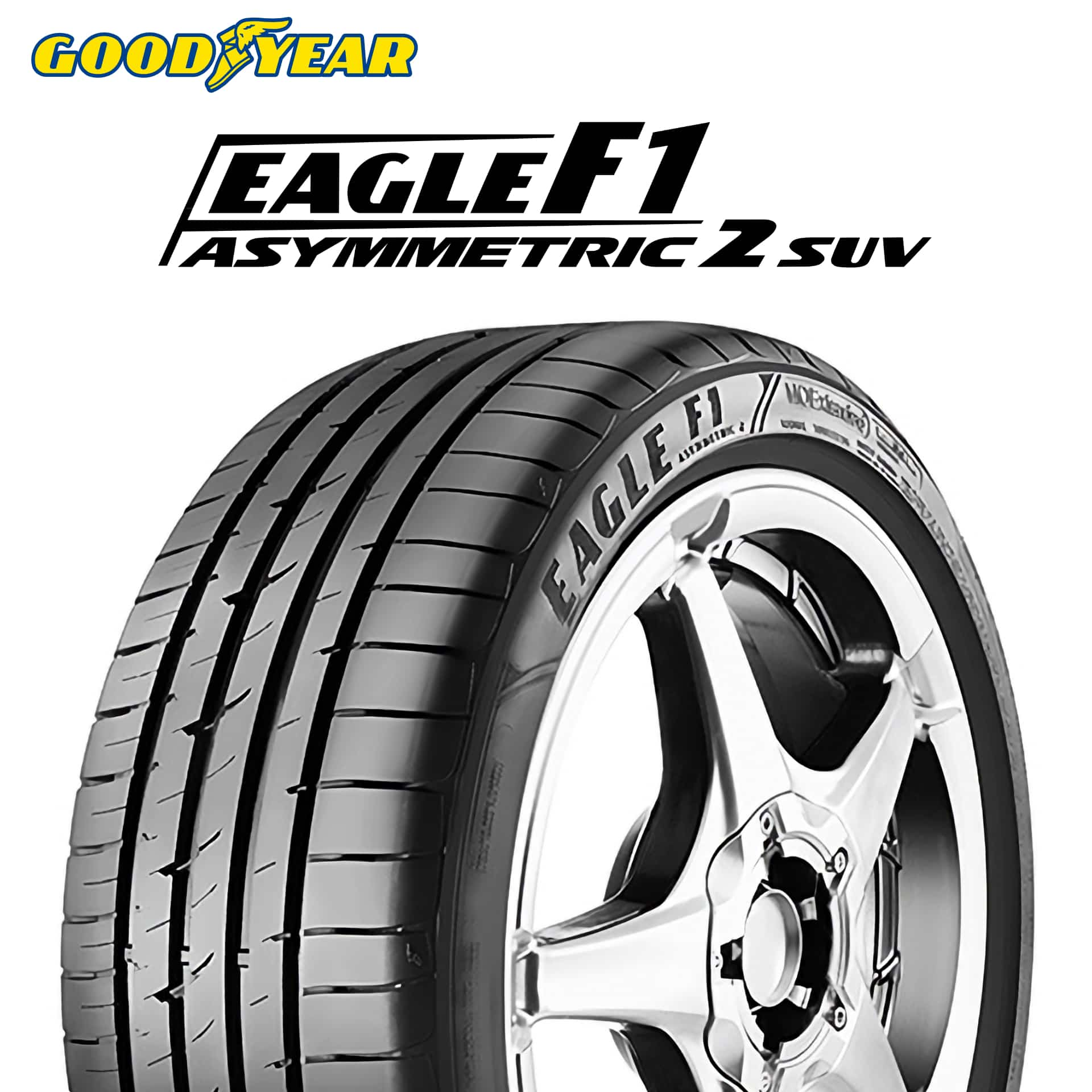 21年製 255/55R19 111W XL J LR グッドイヤー EAGLE F1 ASYMMETRIC 2 SUV (イーグルF1 アシメトリック2 SUV) ジャガー・ランドローバー承認タイヤ 19インチ 新品