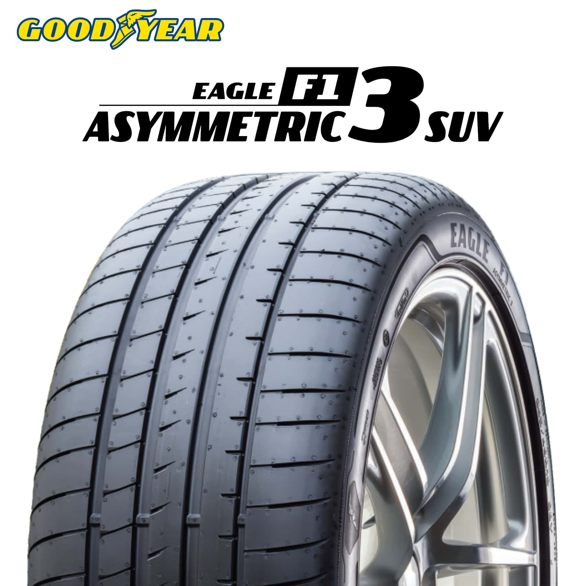 23年製 265/45R20 104Y N0 グッドイヤー EAGLE F1 ASYMMETRIC 3 SUV (イーグルF1 アシメトリック3 SUV) ポルシェ承認タイヤ マカン (95B) 20インチ 新品