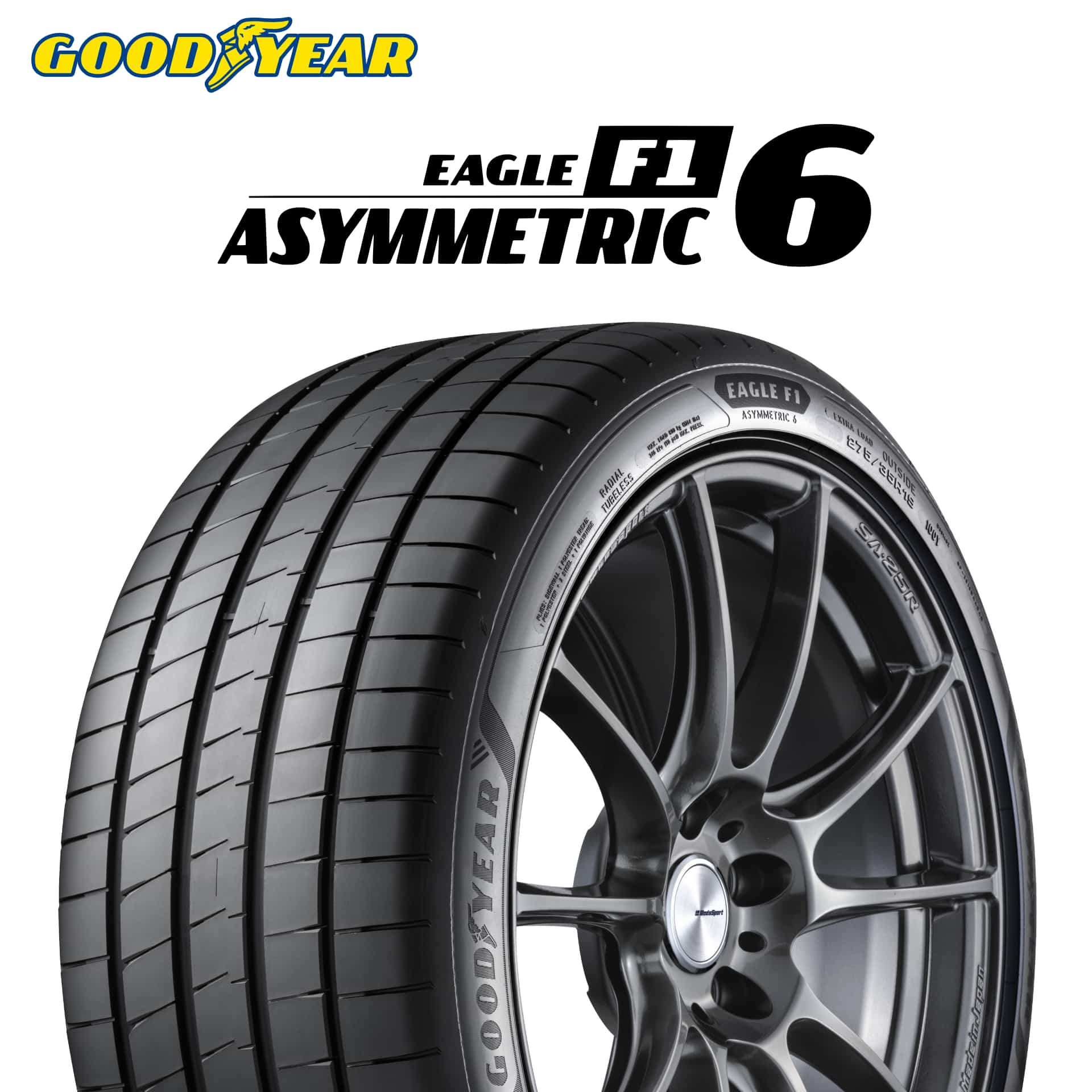 49_予約商品 6月下旬入荷予定 235/35R19 91Y XL グッドイヤー EAGLE F1 ASYMMETRIC 6 (イーグルF1 アシメトリック6) 19インチ 新品