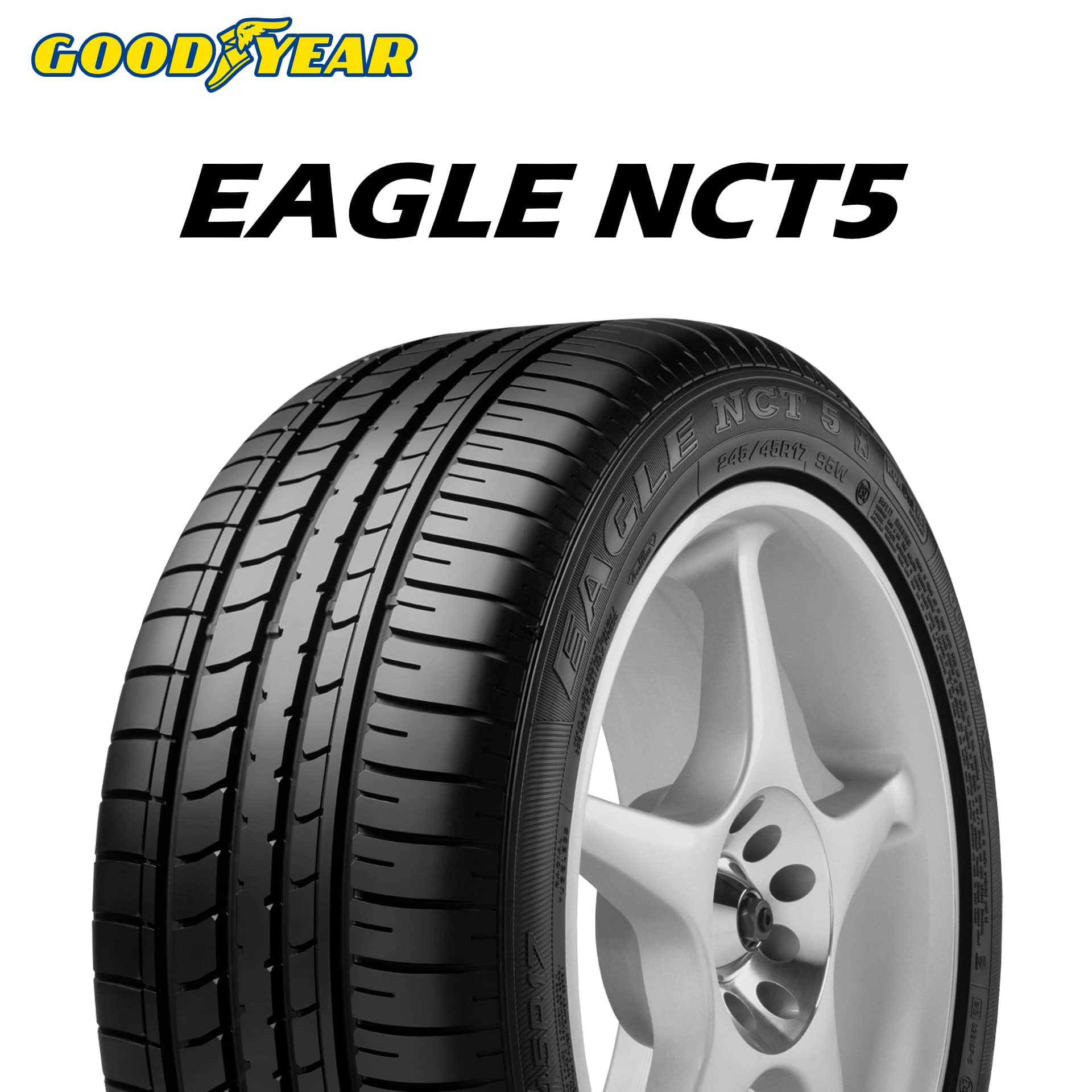 GOODYEAR EAGLE NCT 5 EMT ☆ 255/50R21 21インチ 夏タイヤ 2本 バリ溝