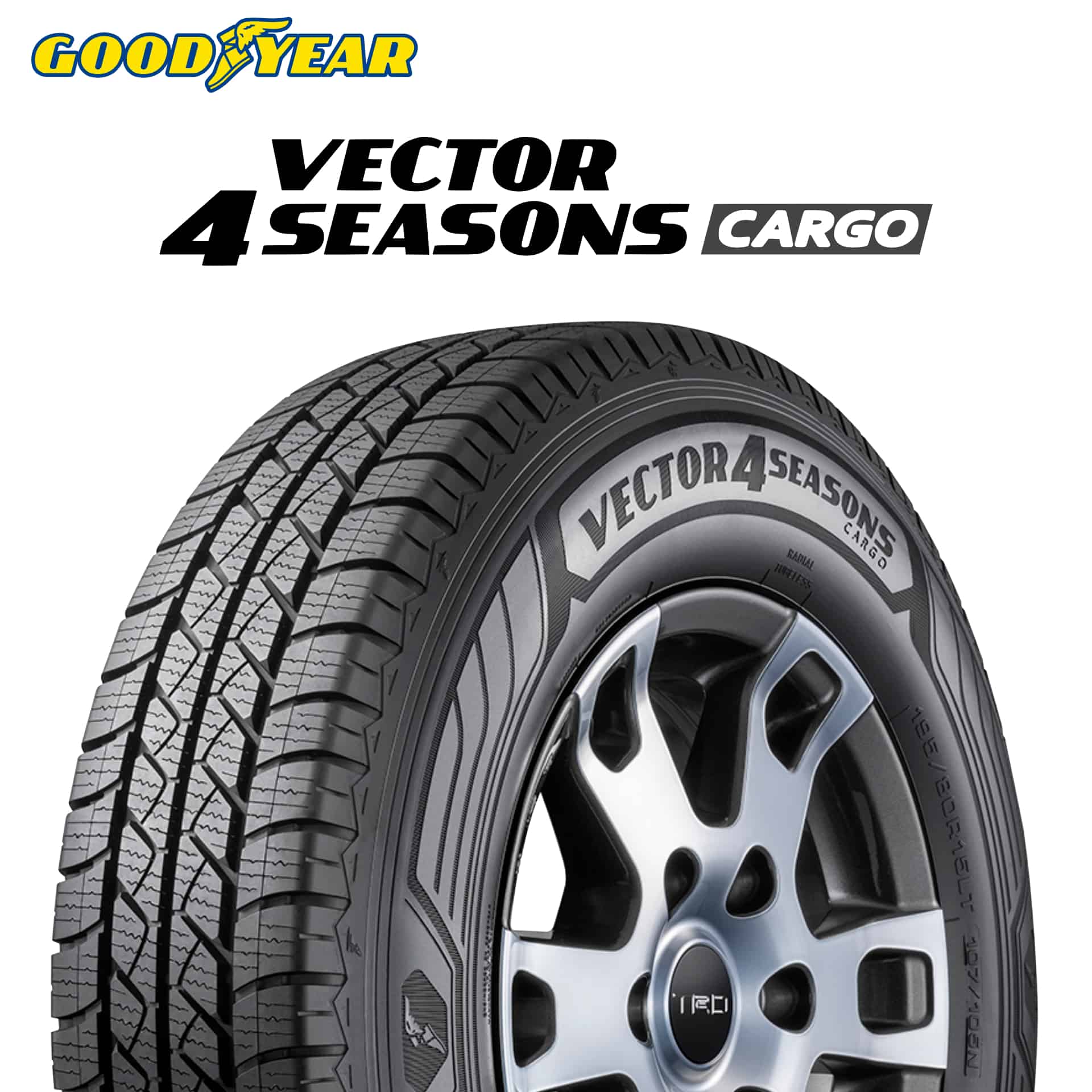 24年製 225/55R17 109/107H MO-V グッドイヤー Vector 4Seasons CARGO