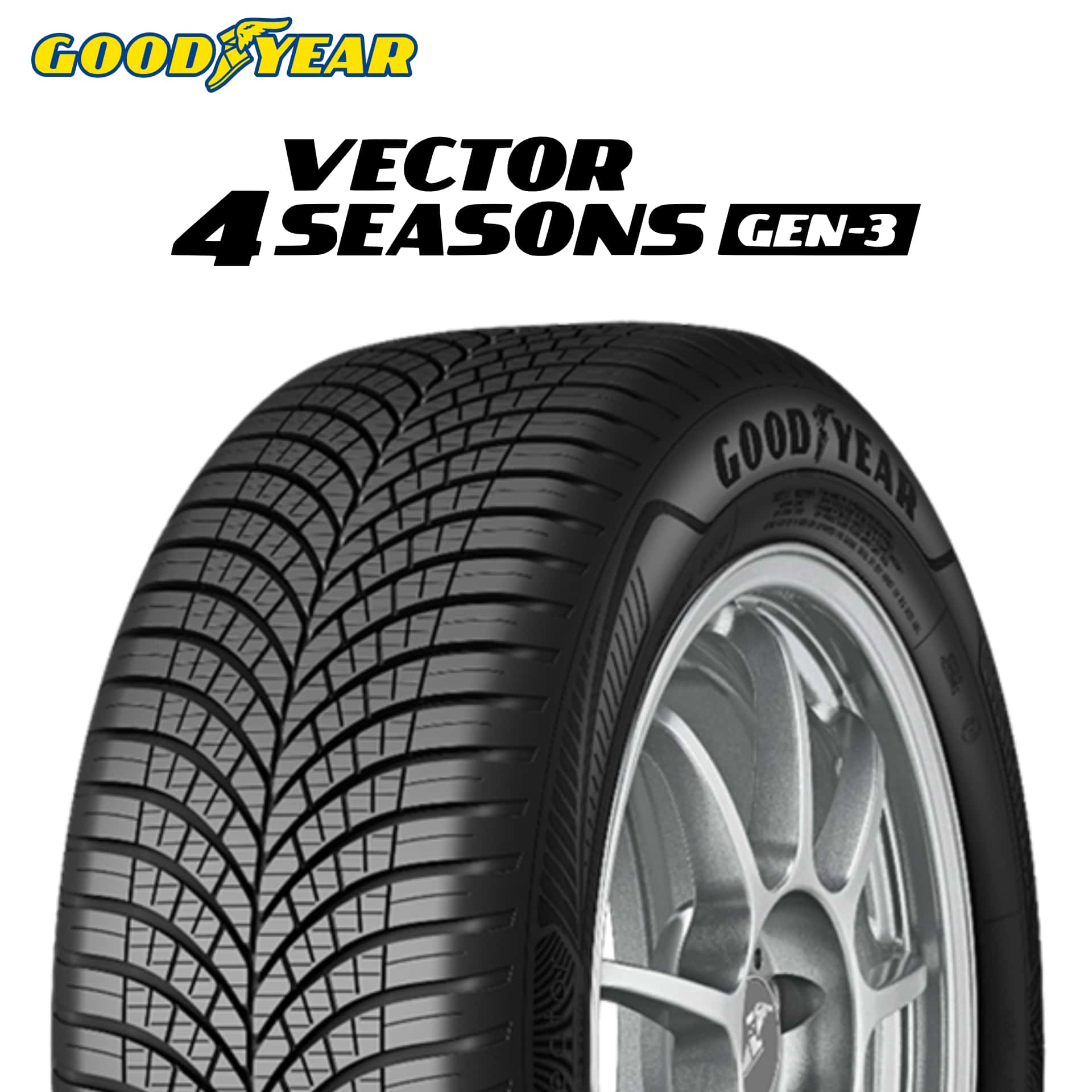 23年製 245/45R20 103W XL グッドイヤー Vector 4Seasons Gen-3 (ベクター フォーシーズンズ Gen3) オールシーズンタイヤ 20インチ 新品