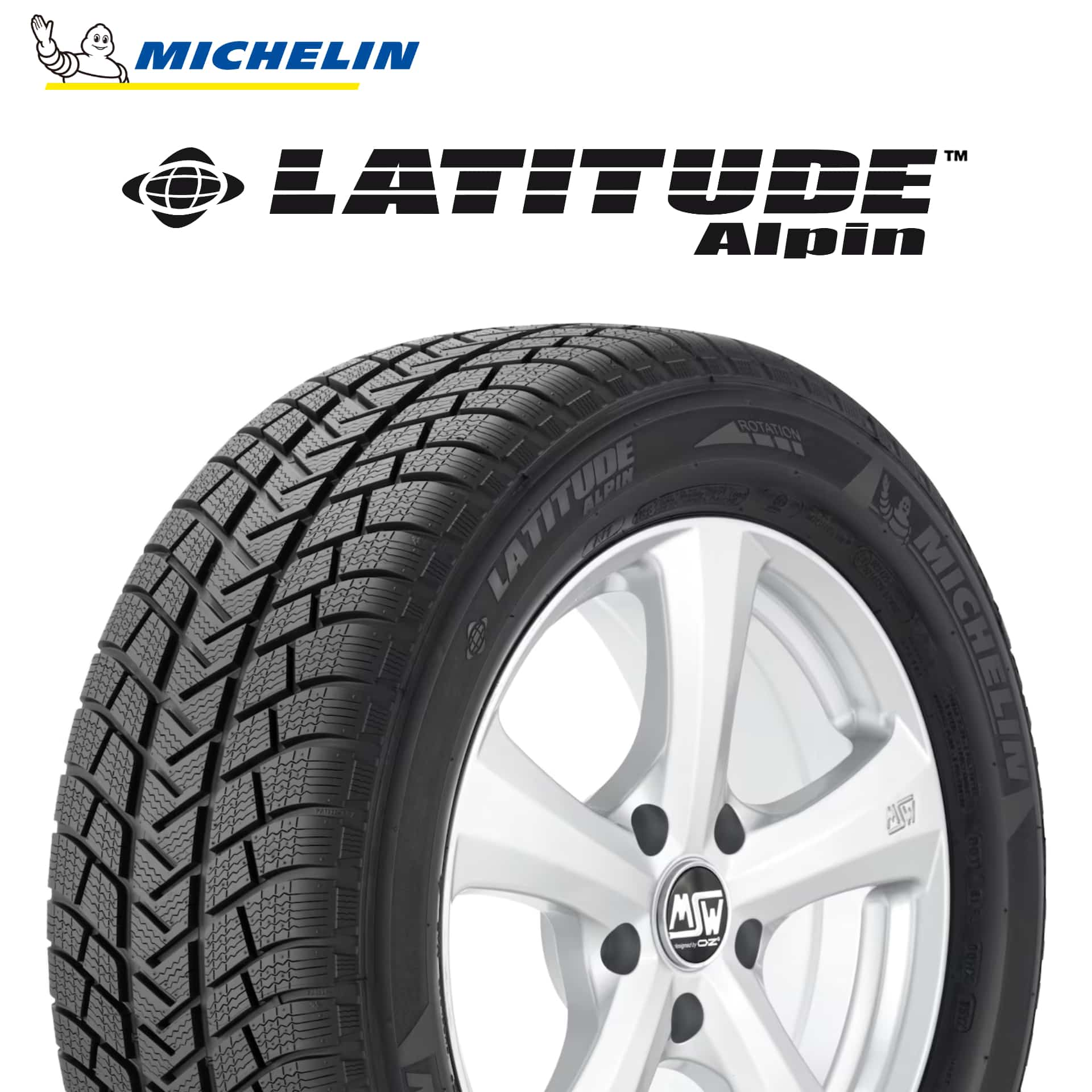 22年製 255/50R19 107H XL MO ミシュラン LATITUDE ALPIN (ラティチュード アルペン) メルセデスベンツ承認タイヤ 19インチ 新品