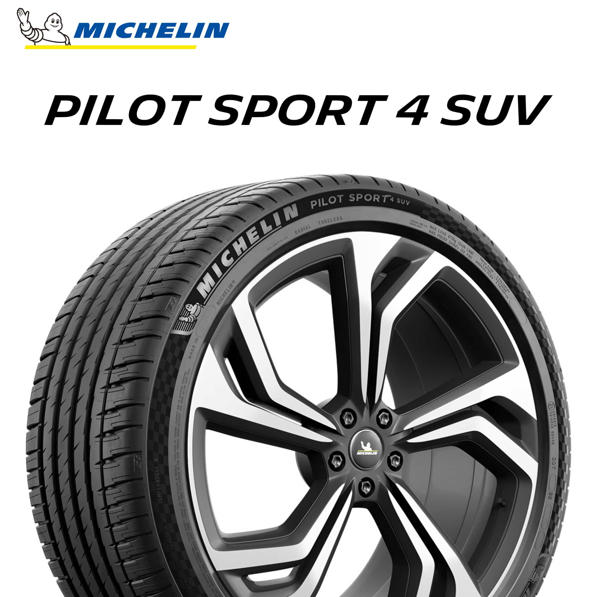 23年製 315/35R21 111Y XL ZP ★ ミシュラン PILOT SPORT 4 SUV (パイロット スポーツ4 SUV) BMW承認タイヤ X6 (G06) ランフラットタイヤ PS4 21インチ 新品