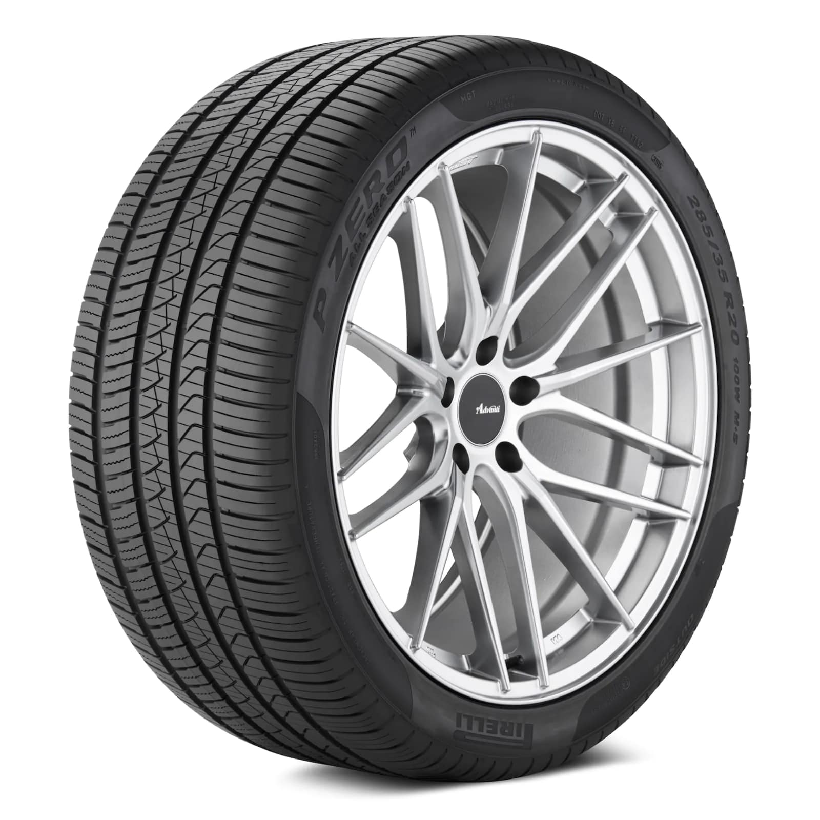 22年製 275/35R22 104W XL B ピレリ P ZERO ALL SEASON PNCS (ピーゼロ オールシーズン ノイズキャンセリングシステム) ベントレー承認タイヤ フライングスパー(BY631) 22インチ 新品