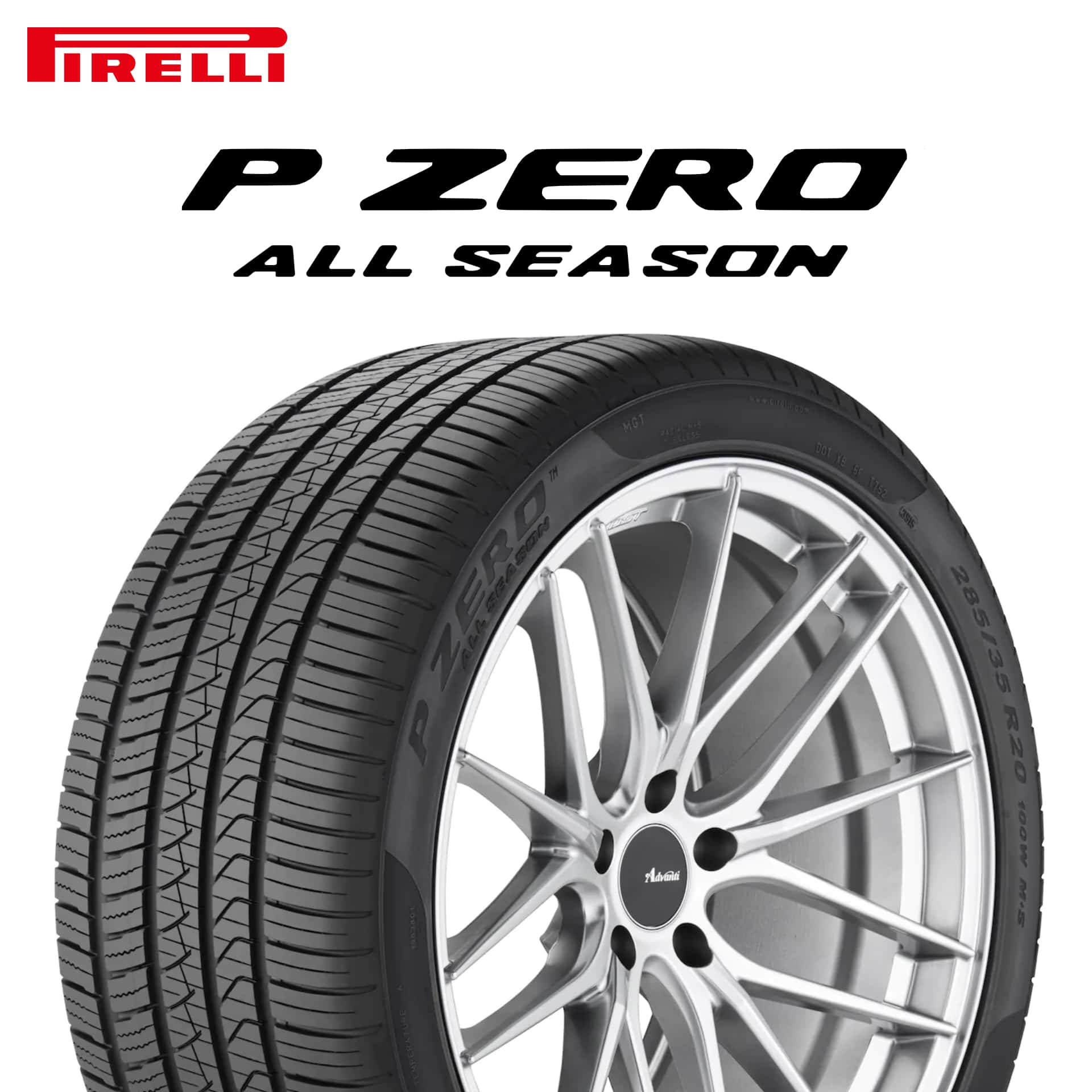 22年製 315/30R22 107W XL B ピレリ P ZERO ALL SEASON PNCS (ピーゼロ オールシーズン ノイズキャンセリングシステム) ベントレー承認タイヤ コンチネンタルGT(BY634) 22インチ 新品