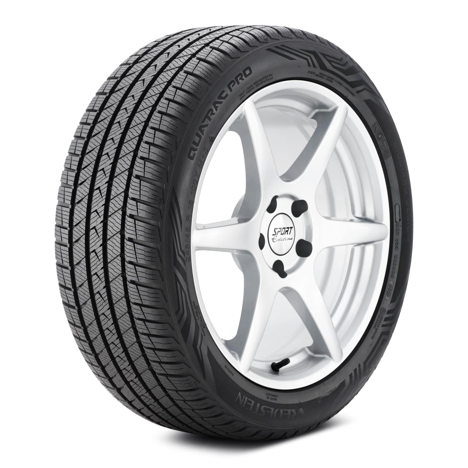 23年製 285/40R22 110Y XL ブレデシュタイン QUATRAC PRO (クワトラック プロ) オールシーズンタイヤ 22インチ 新品