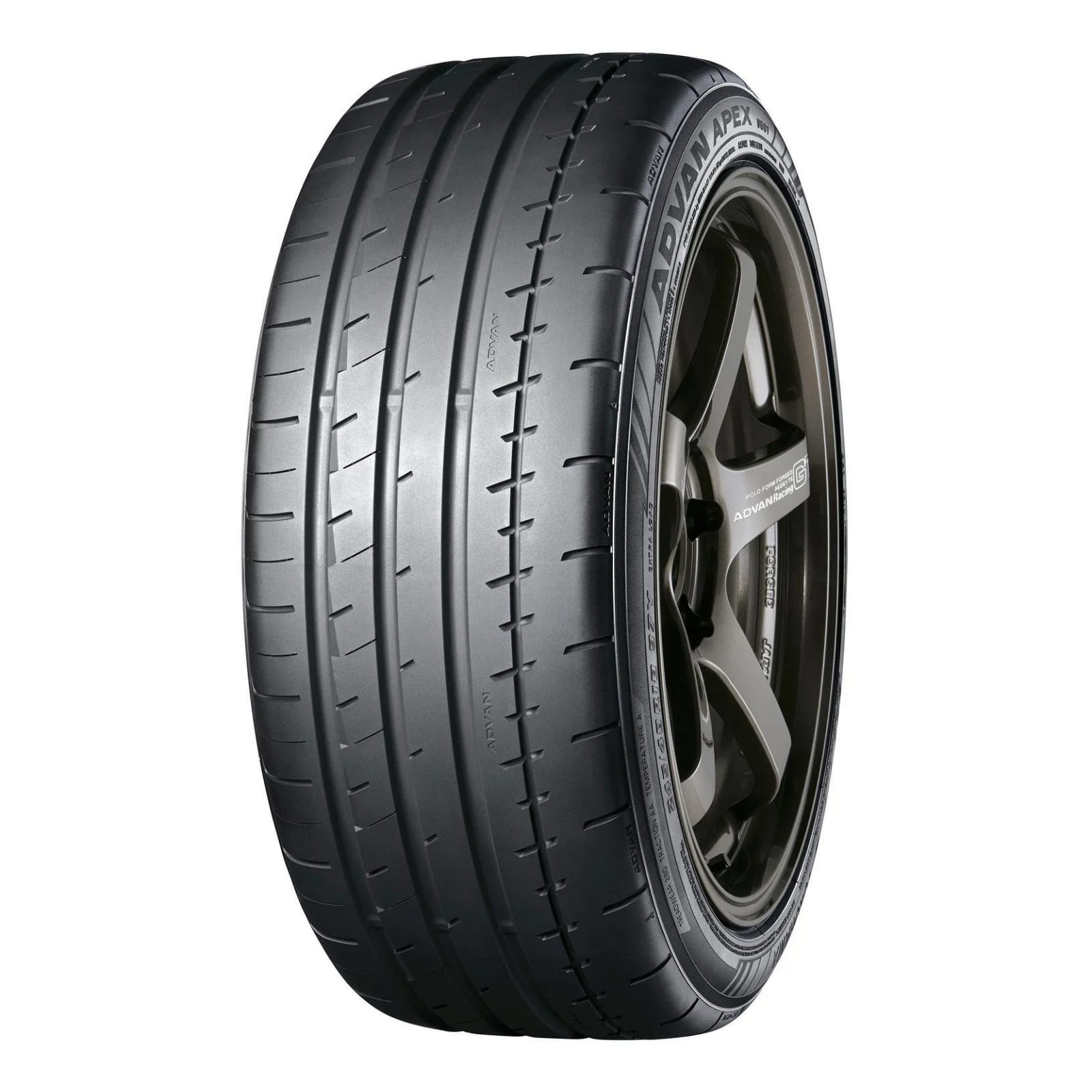 19インチ　ホイール付き　225/45/19 ADVAN APEX 25年製　ほぼ新品バリ山　アテンザ 25年製 日本製 225/40R19 93Y XL ヨコハマタイヤ ADVAN APEX V601