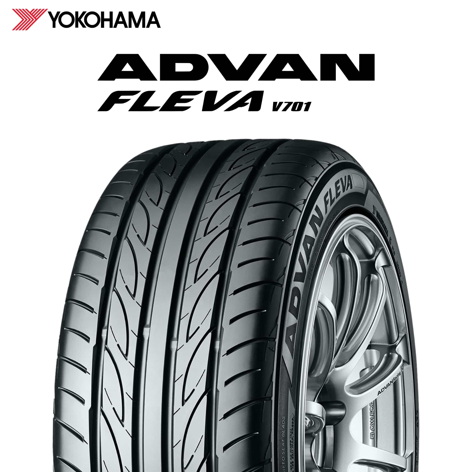 23年製 245/35R19 93W XL ヨコハマタイヤ ADVAN FLEVA V701 (アドバン フレバV701) 19インチ 新品