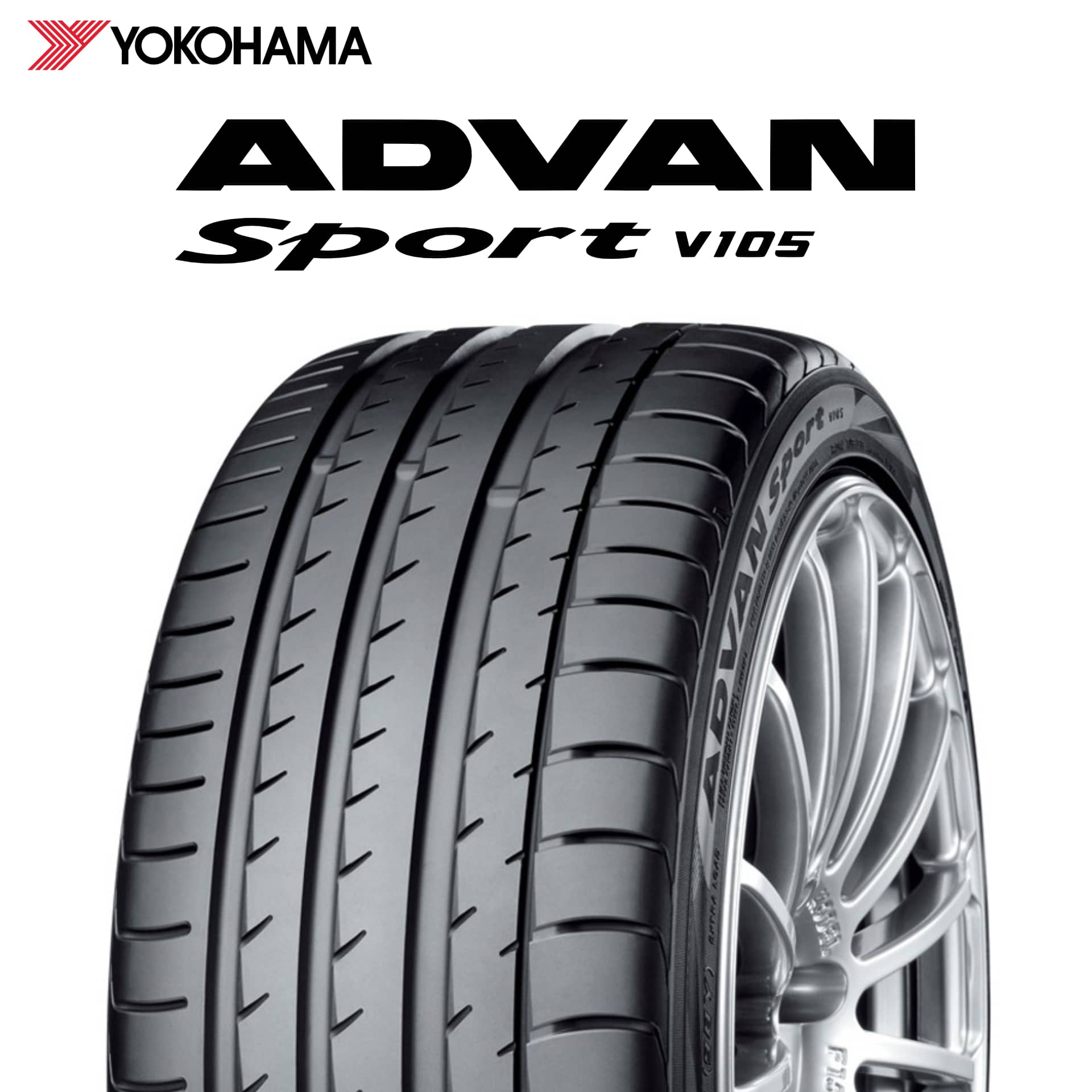 22年製 日本製 235/55R19 101V MO ヨコハマタイヤ ADVAN Sport V105 (アドバン スポーツV105) メルセデスベンツ承認タイヤ 19インチ 新品