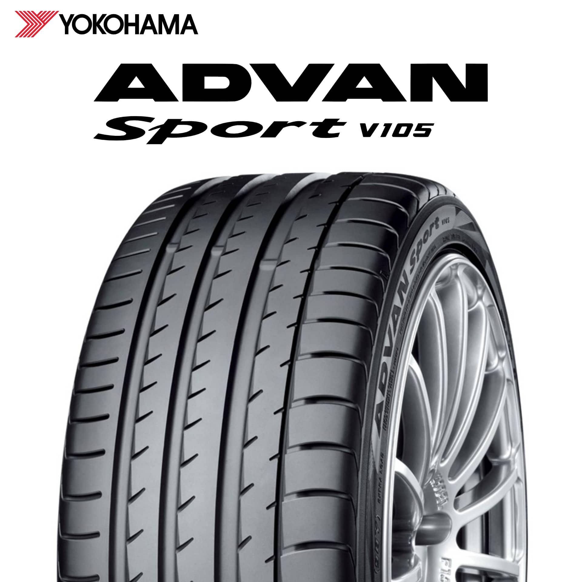 22年製 日本製 315/30R22 (107Y) XL N0 ヨコハマタイヤ ADVAN Sport V105 (アドバン スポーツV105) ポルシェ承認タイヤ カイエン(カイエンクーペ) 22インチ 新品