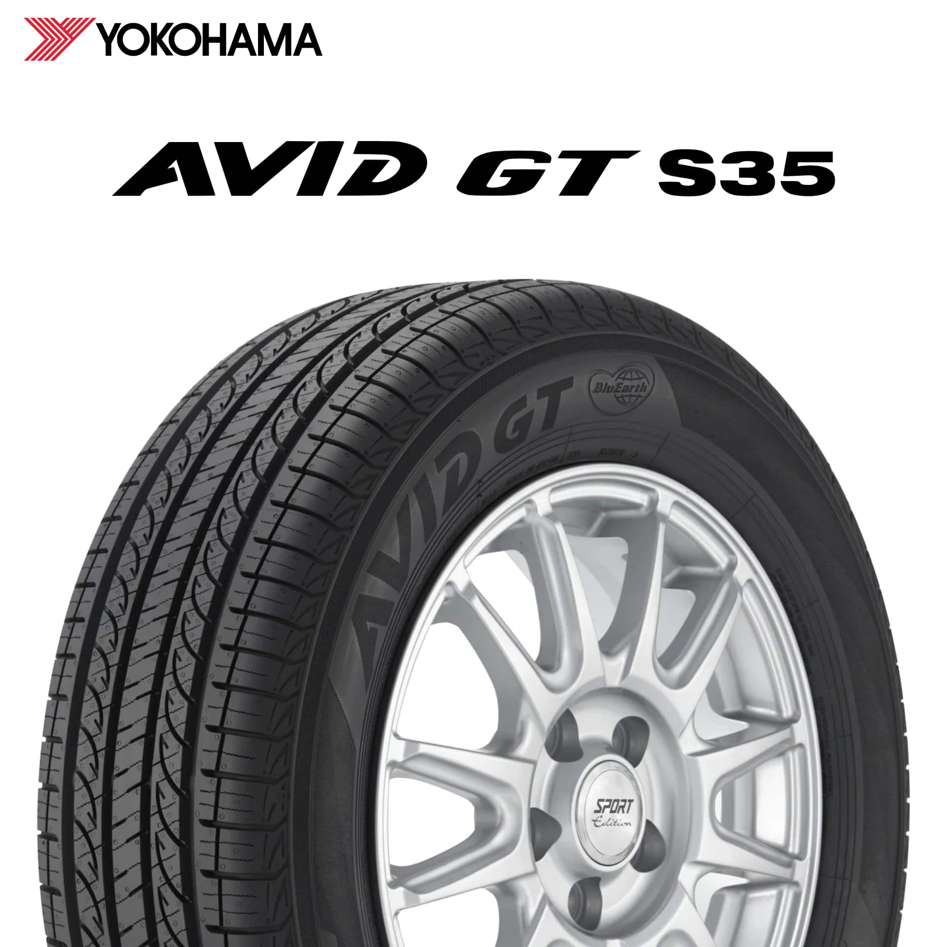 23年製 日本製 235/55R19 101V ヨコハマタイヤ AVID GT S35 