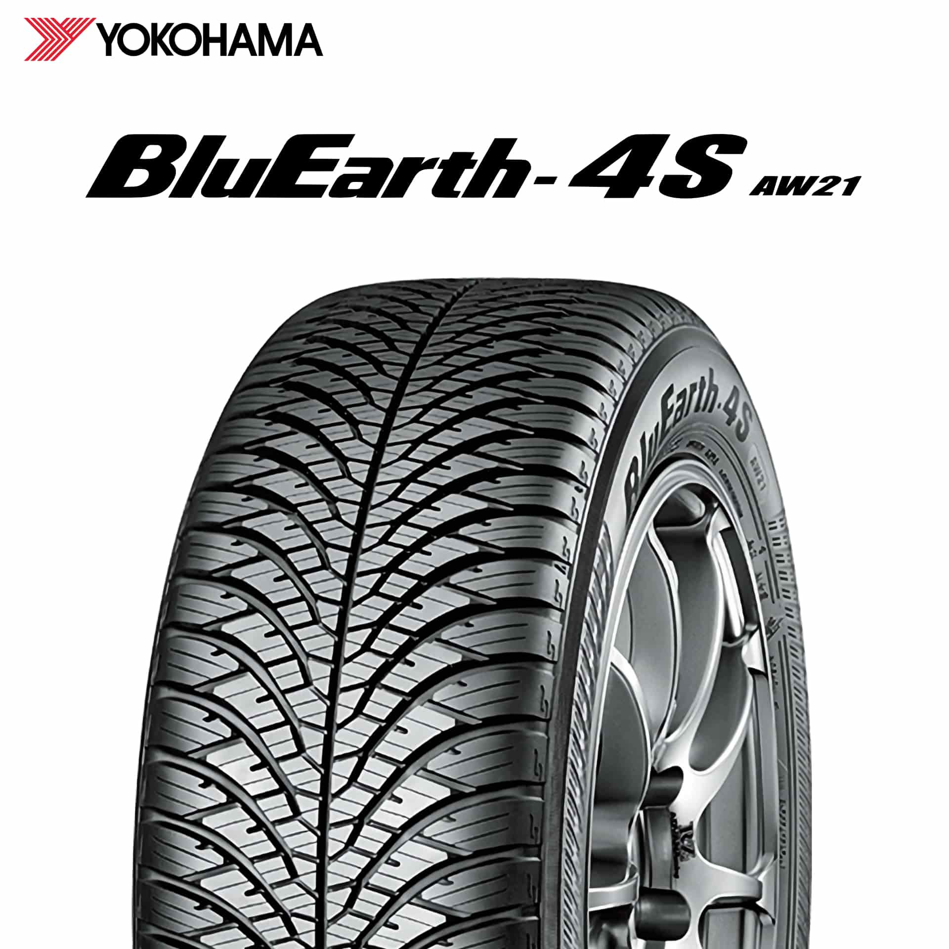 21年製 215/60R16 99H XL ヨコハマタイヤ BluEarth-4S AW21 (ブルーアース4S AW21) オールシーズンタイヤ 16インチ 新品