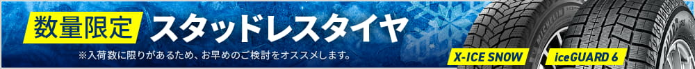 スタッドレスタイヤ（アイスガード6、エックスアイス スノー）